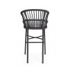 Bizzotto Krzesło Barowe Ogrodowe          Odivelas Czarne