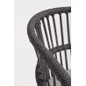 Bizzotto Krzesło Barowe Ogrodowe          Odivelas Czarne