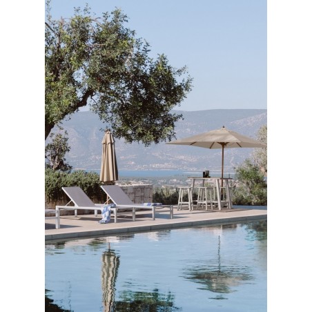 Bizzotto Krzesło Barowe Ogrodowe Skipper  71 Białe