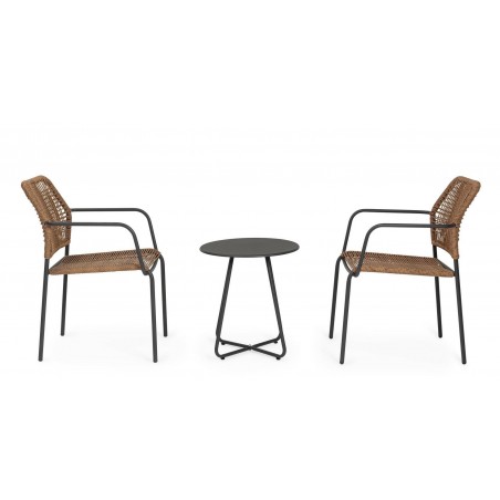 Bizzotto Stolik Ogrodowy Jable Szary