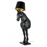 Moosee Lampa Podłogowa Koń Horse Stand    M Czarna - Włókno Szklane