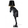 Moosee Lampa Podłogowa Koń Horse Stand    M Czarna - Włókno Szklane