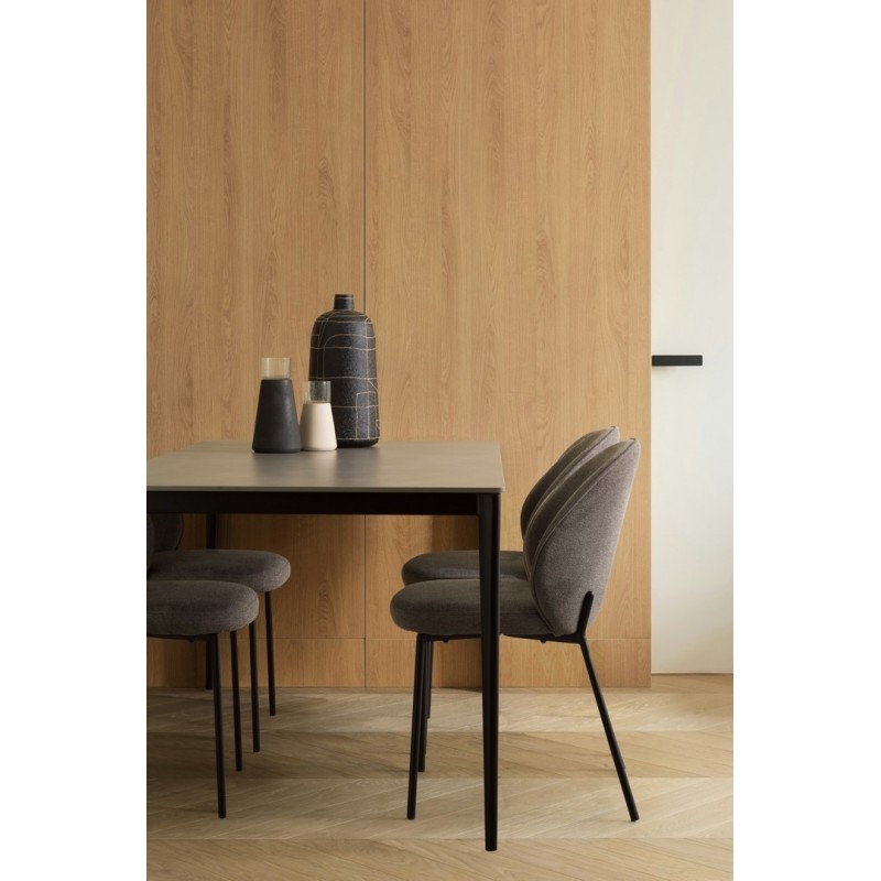 Bizzotto Stół Jadalniany Reija 180        Czarny / Szary