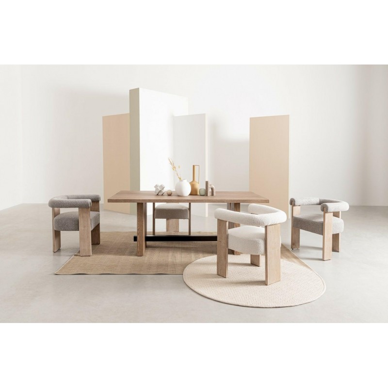 Bizzotto Krzesło Agape Beżowy / Szary