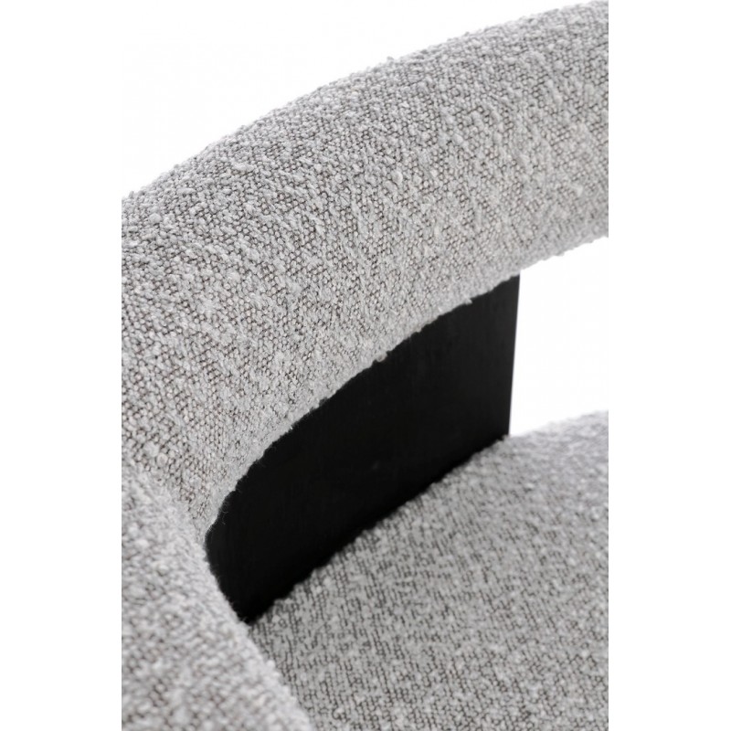 Bizzotto Krzesło Agape Czarny / Szary