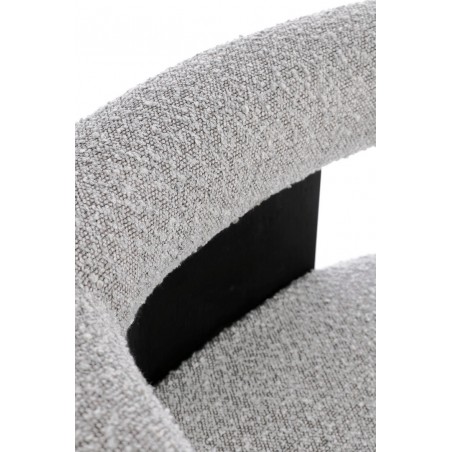 Bizzotto Krzesło Agape Czarny / Szary