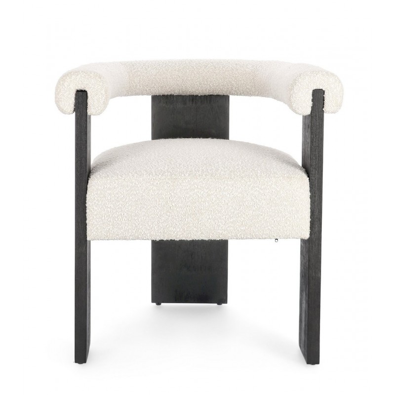 Bizzotto Krzesło Agape Czarny / Biały