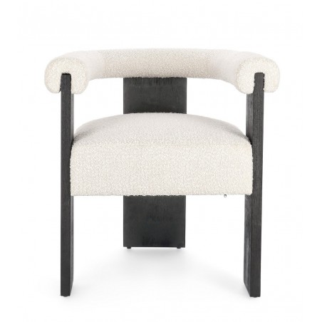 Bizzotto Krzesło Agape Czarny / Biały