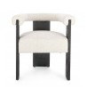 Bizzotto Krzesło Agape Czarny / Biały
