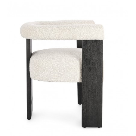 Bizzotto Krzesło Agape Czarny / Biały