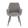 Bizzotto Krzesło Cora Arm Czarny / Szary