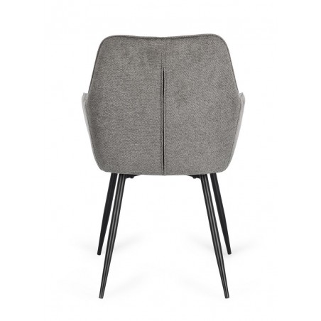 Bizzotto Krzesło Cora Arm Czarny / Szary