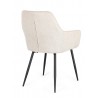 Bizzotto Krzesło Cora Arm Czarny /        Beżowy