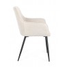 Bizzotto Krzesło Cora Arm Czarny /        Beżowy
