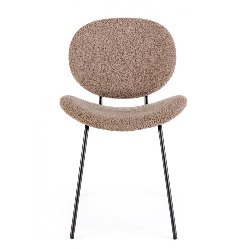 Bizzotto Krzesło Maddie Brązowe