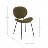 Bizzotto Krzesło Maddie Zielone