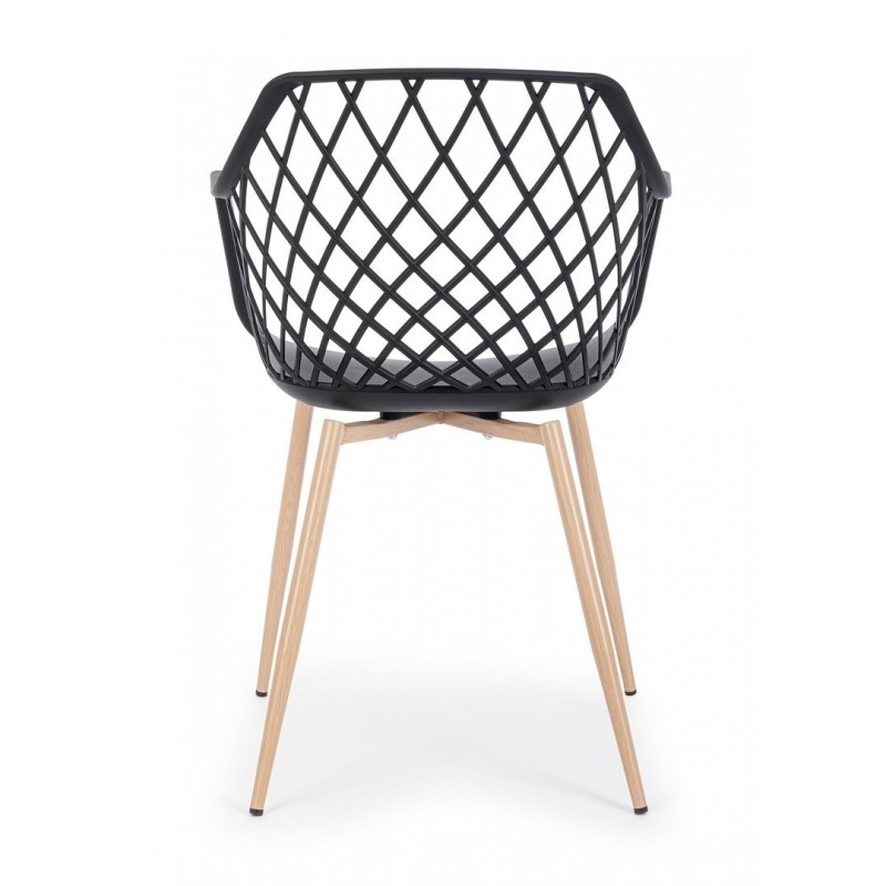 Bizzotto Krzesło Optik Czarne