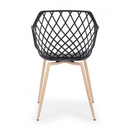 Bizzotto Krzesło Optik Czarne