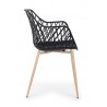 Bizzotto Krzesło Optik Czarne