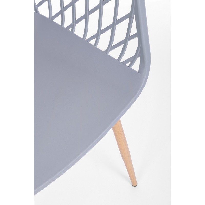 Bizzotto Krzesło Optik Szare