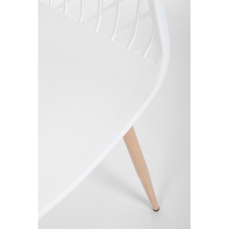 Bizzotto Krzesło Optik Białe