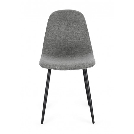 Bizzotto Krzesło Irelia Czarny / Szary