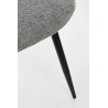 Bizzotto Krzesło Irelia Czarny / Szary
