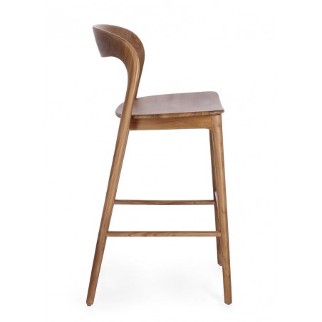 Bizzotto Krzesło Barowe Miley Brązowe