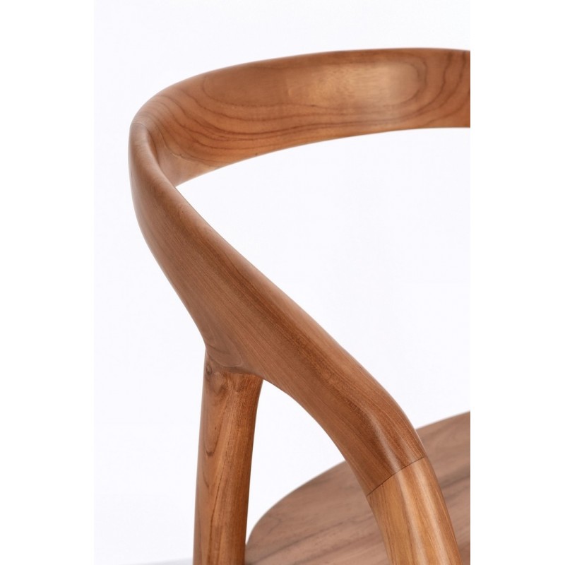 Bizzotto Krzesło Dotty Brązowe