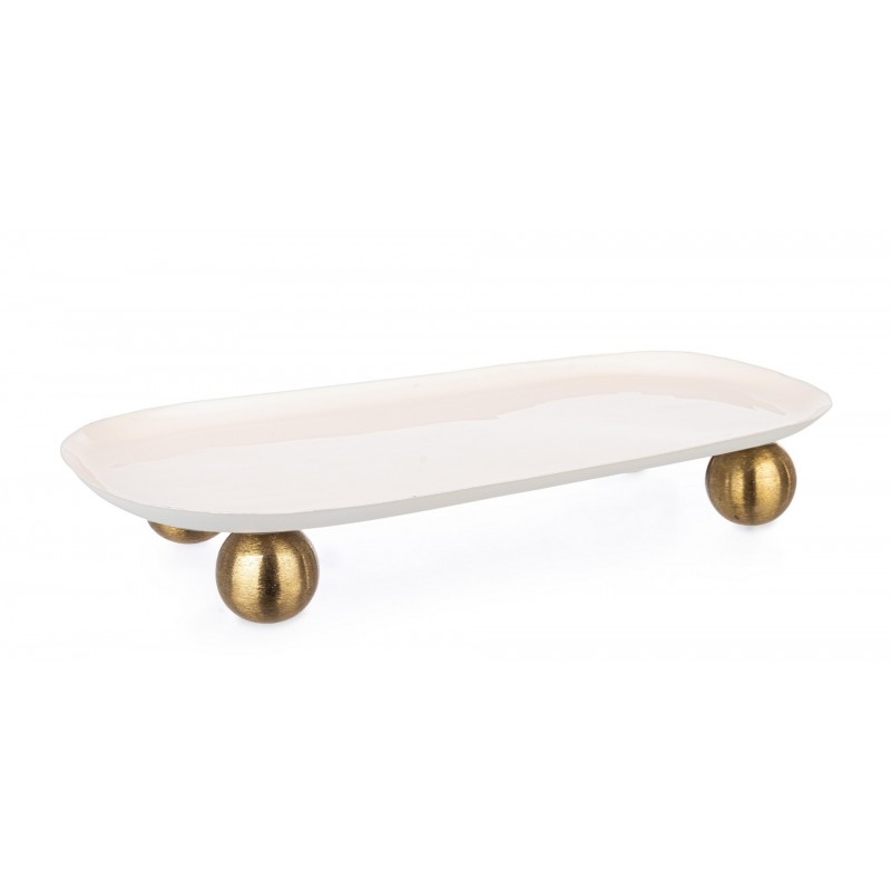 Bizzotto Taca Dekoracyjna Donya 40,5      Biała