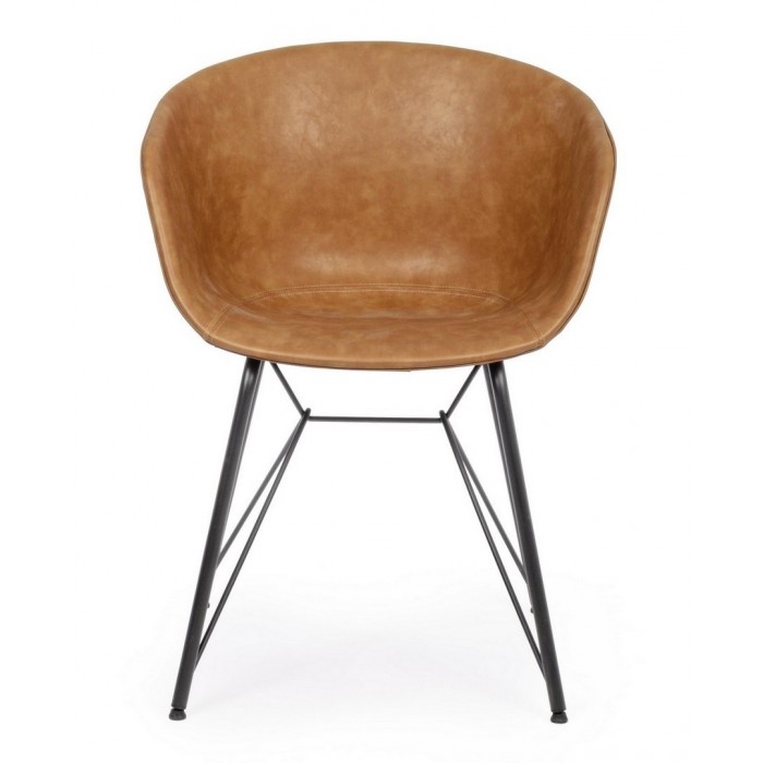 Bizzotto Krzesło Warhol Brązowe