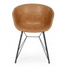 Bizzotto Krzesło Warhol Brązowe
