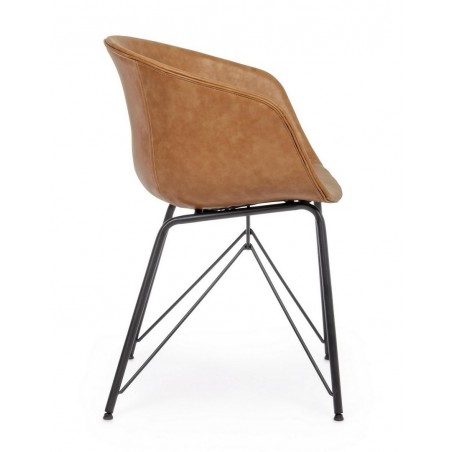 Bizzotto Krzesło Warhol Brązowe