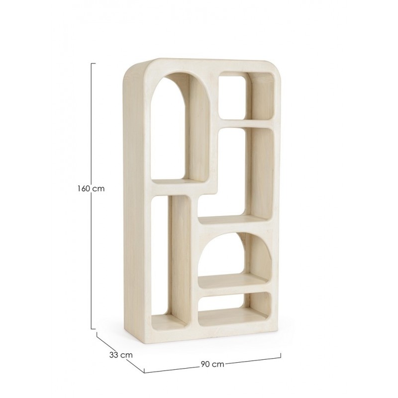 Bizzotto Regał Cairo Beżowy