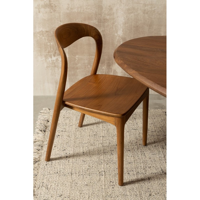 Bizzotto Krzesło Miley Brązowe