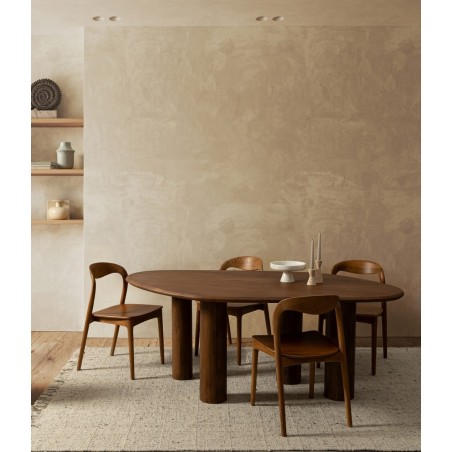 Bizzotto Krzesło Miley Brązowe