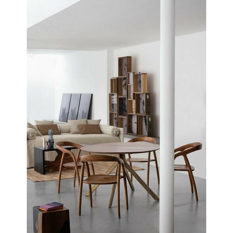 Bizzotto Krzesło Miley Brązowe