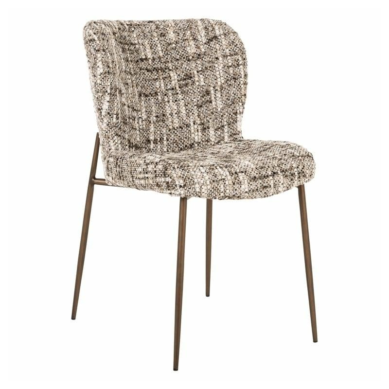 Richmond Zestaw 2 Krzeseł Odarby Brązowy