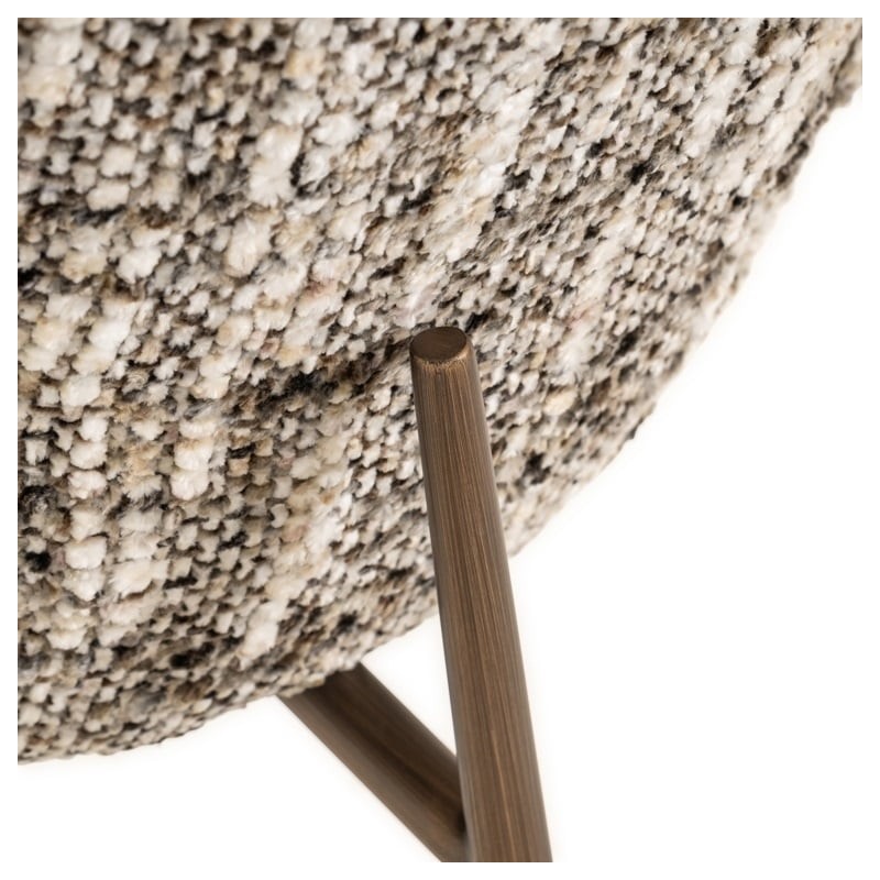 Richmond Zestaw 2 Krzeseł Odarby Brązowy