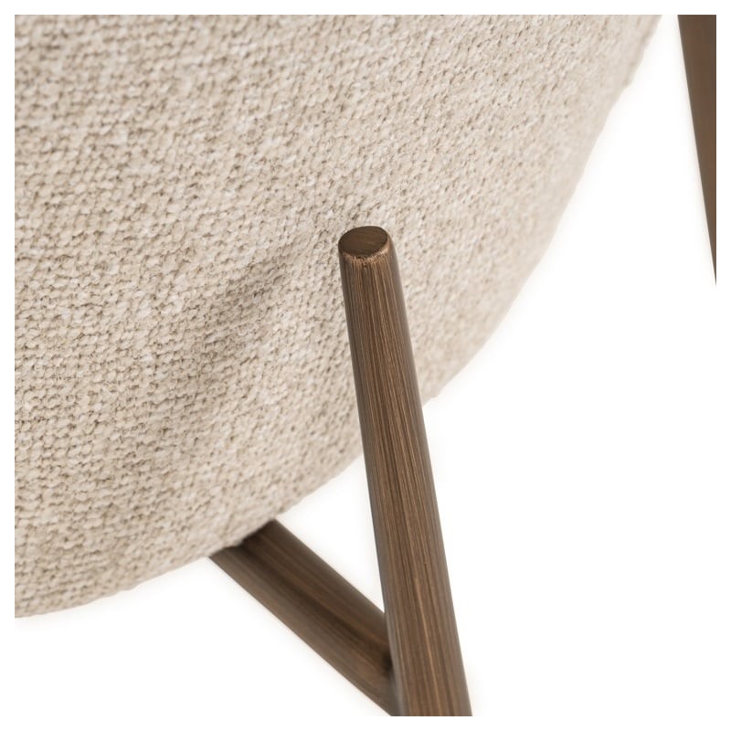 Richmond Zestaw 2 Krzeseł Odarby Beżowy