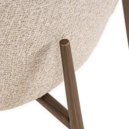 Richmond Zestaw 2 Krzeseł Odarby Beżowy