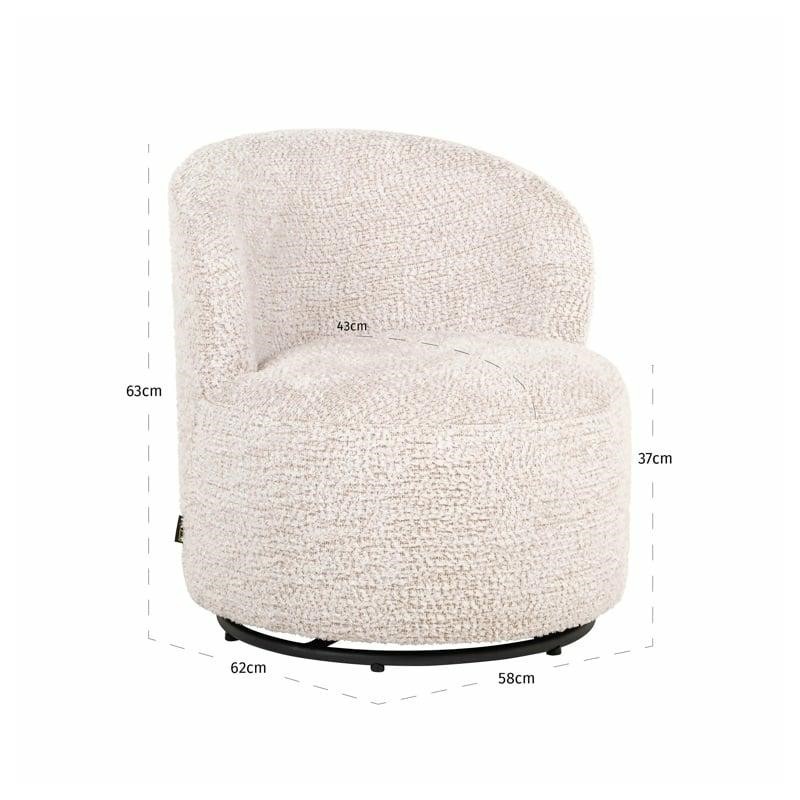 Richmond Fotel Dziecięcy Jackie Jasny     Beż - Funkcja Obrotowa