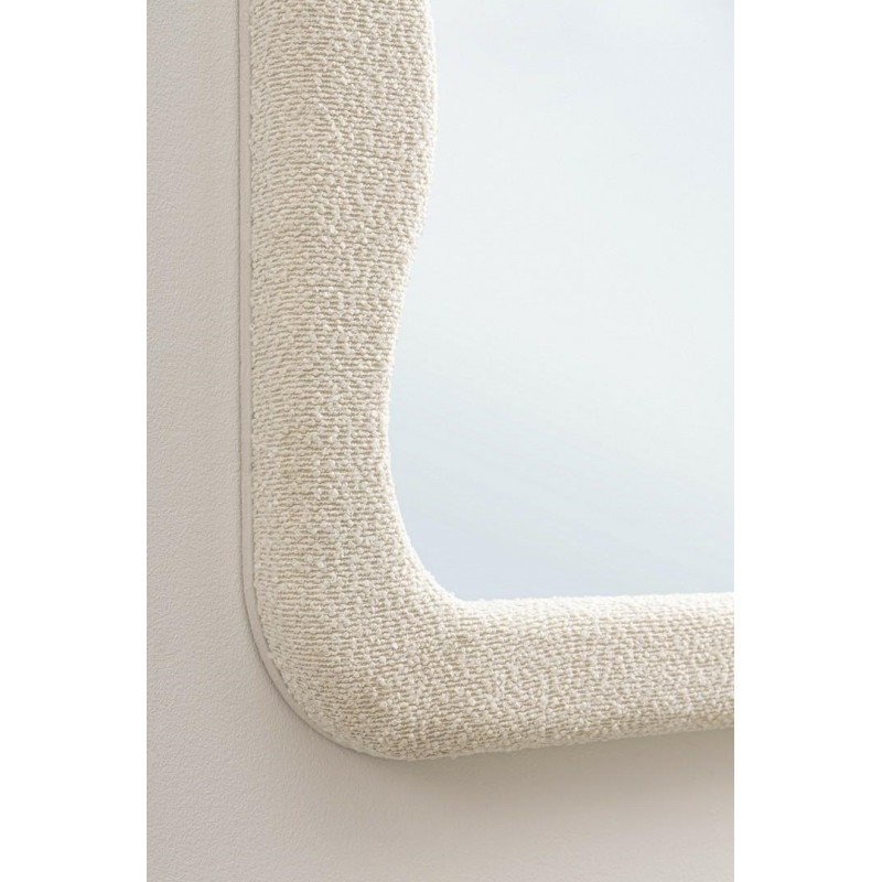 Bizzotto Lustro Ścienne Bouclé 60X160 Cm  Białe