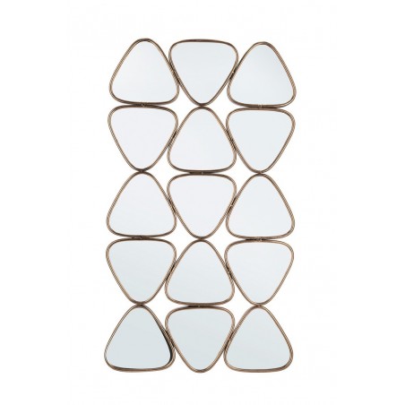 Bizzotto Lustro Ścienne Hanima 63,5X112   Złote