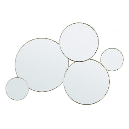 Bizzotto Lustro Ścienne Connery 80X35 Cm  Złote