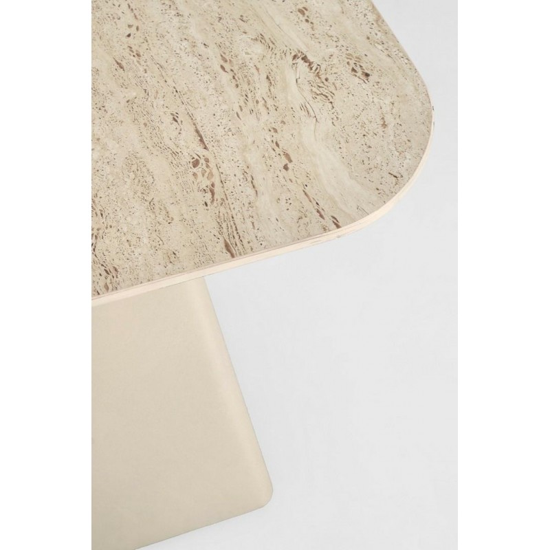 Bizzotto Zestaw Stolików Kawowych Hardy   Sq Beżowy