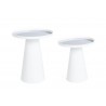 Bizzotto Zestaw Stolików Kawowych Reflex  Biały