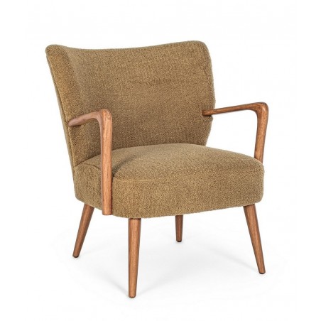 Bizzotto Fotel Moritz Brązowy