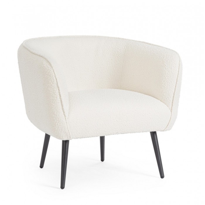 Bizzotto Fotel Avril Biały