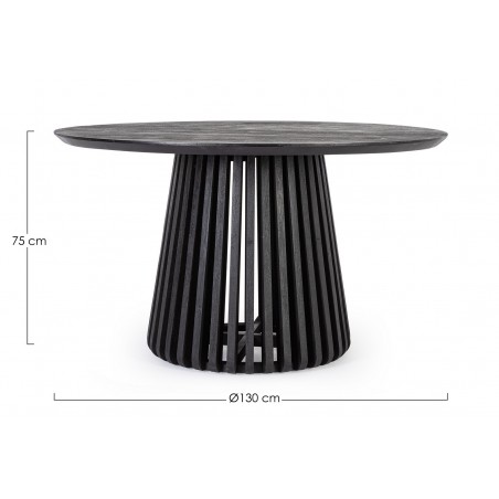 Bizzotto Stół Jadalniany Odion 130        Czarny